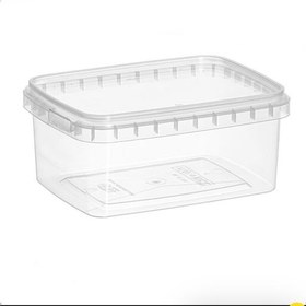 ظرف ماکروویو 550 سی سی همراه با درب بسته ۲ عددی